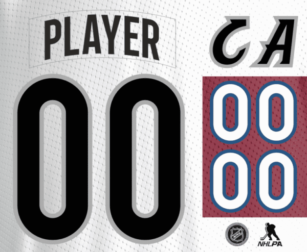 Colorado Avalanche NHL Licensed Jersey Customization Service - Image 3