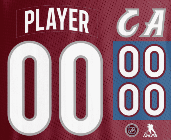 Colorado Avalanche NHL Licensed Jersey Customization Service - Image 2
