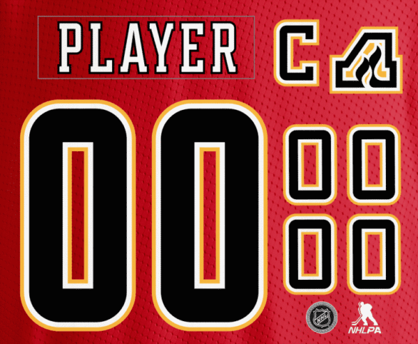 Calgary Flames NHL Licensed Jersey Customization Service - Image 2