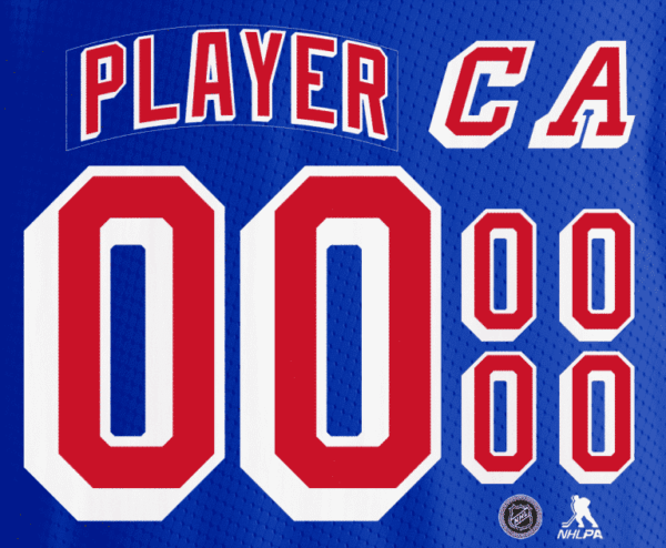 New York Rangers NHL Licensed Jersey Customization Service - Image 2