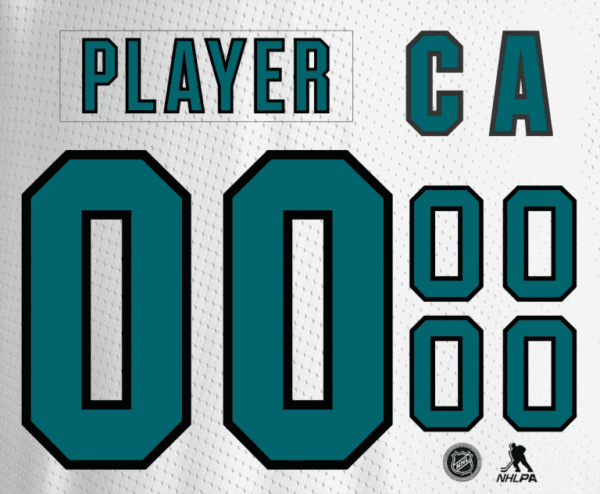 San Jose Sharks NHL Licensed Jersey Customization Service - Image 3
